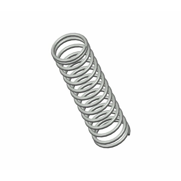 Zoro Approved Supplier Compression Spring, O= .500, L= 1.88, W= .047 R G009974552